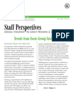 Staff Perspectives: Trends From Focus Group Interviews