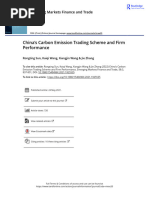 China s Carbon Emission Trading Scheme and Firm Performance