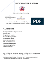 Drug Industry Location & Design