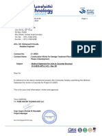 AHA-O-14925-OL-1158 - Method Statement for Joints in Concrete (O-14925-MTS-C-41) Rev. 00