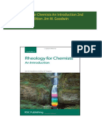 Instant Access to Rheology for Chemists An Introduction 2nd Edition Jim W. Goodwin ebook Full Chapters