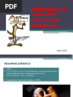 COMPETENCIAS ENTIDADES LOCALES ANDALUCIA