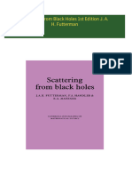 Full Download Scattering from Black Holes 1st Edition J. A. H. Futterman PDF DOCX