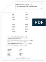 English Grade 6 Comp 4 3 Synonyms and Antonyms Worksheet