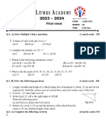 Geography question paper  26 Feb 2024