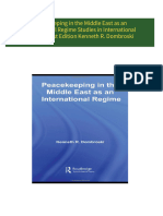 Instant Download Peacekeeping in the Middle East as an International Regime Studies in International Relations 1st Edition Kenneth R. Dombroski PDF All Chapters