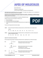 Chemsheets AS 016 (Shapes of molecules)