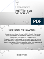 Capacitors and Dielectrics