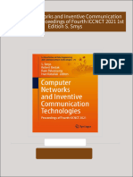 Computer Networks and Inventive Communication Technologies Proceedings of Fourth ICCNCT 2021 1st Edition S. Smys download pdf