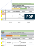 HORARIO DE EXAMENES CUARTO MATUTINA