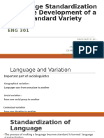 Lecture 4_ IZ_Language Standardization