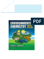 Environmental chemistry 9th ed Edition Manahan 2024 scribd download