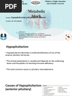 hypopituitarsim