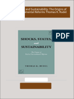 Instant ebooks textbook Shocks, States, and Sustainability: The Origins of Radical Environmental Reforms Thomas K. Rudel download all chapters