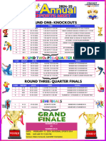 Cricket Fixture 2024-25