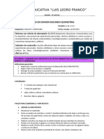 EVALUACIÓN DE LENGUA Y LITERATURA  SEGUNDO QUIMESTRE