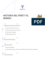 HISTORIA DEL PERÚ Y EL MUNDO. Timeline _ Timetoast Timelines