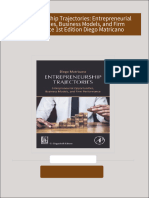 Where can buy Entrepreneurship Trajectories: Entrepreneurial Opportunities, Business Models, and Firm Performance 1st Edition Diego Matricano ebook with cheap price