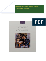 Download ebooks file Lateness and modern European literature 1st Edition Hutchinson all chapters