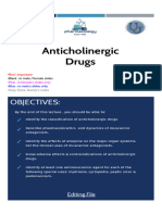 1-Anticholinergic drugs