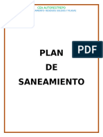 PLAN DE SANEAMIENTO - AUTO RESTREPO