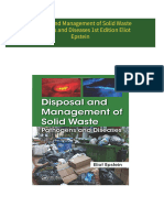 Download Full Disposal and Management of Solid Waste Pathogens and Diseases 1st Edition Eliot Epstein PDF All Chapters