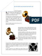 Breve historia del formato de almacenamiento de audio