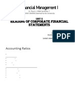 Unit 5 Reading of Corporate Financial Statements