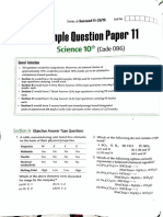 Science Sample Paper 11