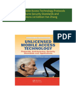 Instant Access to Unlicensed Mobile Access Technology Protocols Architectures Security Standards and Applications 1st Edition Yan Zhang ebook Full Chapters