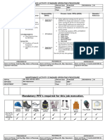 01 SOP For Belt Adjustment