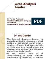 CDA and Gender