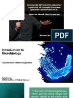 Session 1 - Classification of Microorganisms