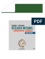 Download Full (eBook PDF) Research Methods for the Behavioral Sciences 3rd Edition PDF All Chapters