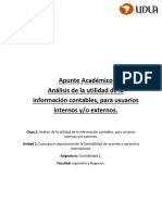 Clase 2 Usuarios de La Información Contable y Pricipales Informes Contables.