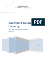 Experiment 1 - Process Control Rig