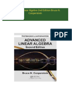 Complete Download Advanced Linear Algebra 2nd Edition Bruce N. Cooperstein PDF All Chapters