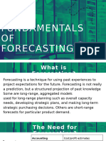 APPC -Fundamentals of Forecasting (1)