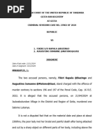 Republic vs Fikiri Kapala Another (Criminal Session Case No 27802 of 2024) 2024 TZHC 10171 (13 December 2024)