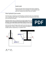 Fabrication of Hydraulic Jack