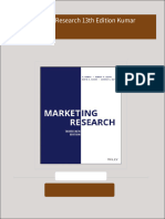 PDF Marketing Research 13th Edition Kumar download