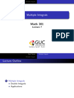 Lecture 7 (Double Integrals)