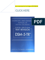 Diagnostic and Statistical Manual 5ed TEXTBOOK