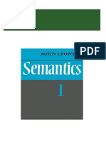 Get (eBook PDF) Semantics: Volume 1 Revised Edition PDF ebook with Full Chapters Now