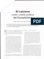 Laicismo version politica escepticismo