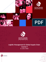 Logistics & Global SCM Course 9