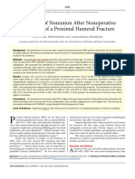 Prediction of Nonunion After Nonoperative Treatment of a Proximal Humeral Fracture