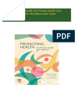 PDF Promoting Health The Primary Health Care Approach 7th Edition Jane Taylor download