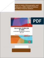 Instant Download Religious Pluralism in India: Ethnographic and Philosophic Evidences, 1886-1936 1st Edition Subhadra Mitra Channa (Editor) PDF All Chapters