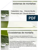 Ecosistemas de Montañas